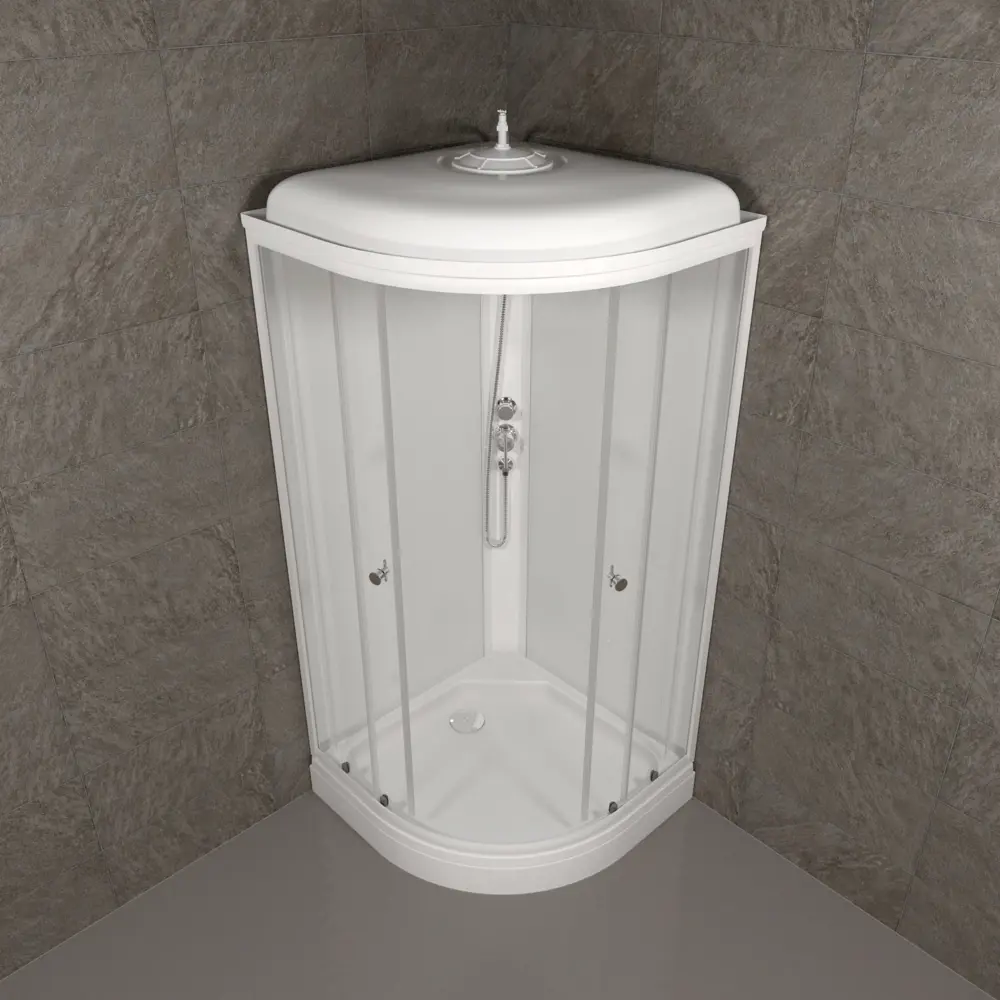 Santreyd Triton Кристал - угловая душевая кабина с низким поддоном 89386658 STLM-1519216 - Вид №7