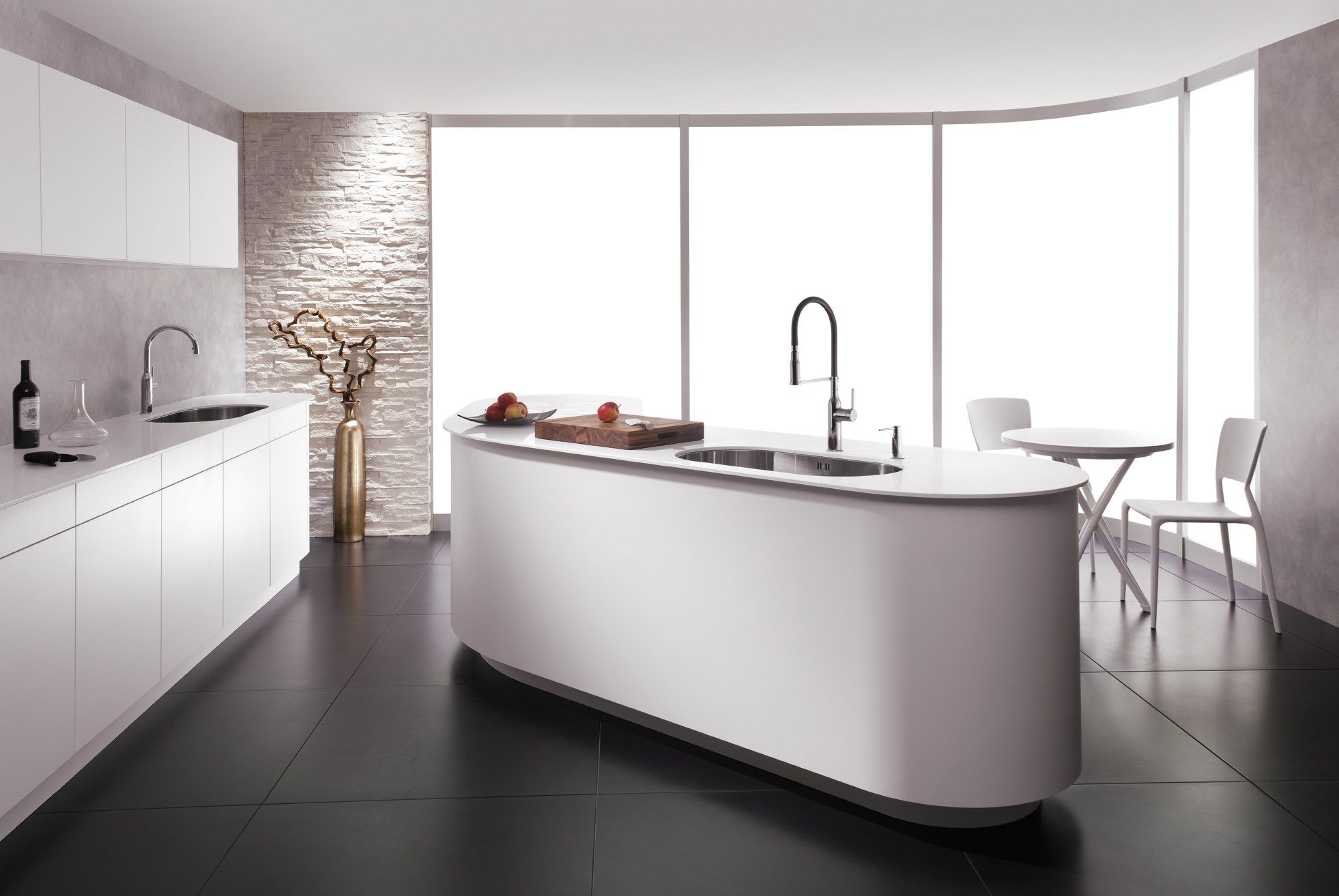 Кухонный смеситель со съемным ручным душем KWC SIN ARCH-00021586 - Вид №2