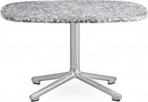 603476 Стол Era 67,5 x 66 см Alu Grey Normann Copenhagen