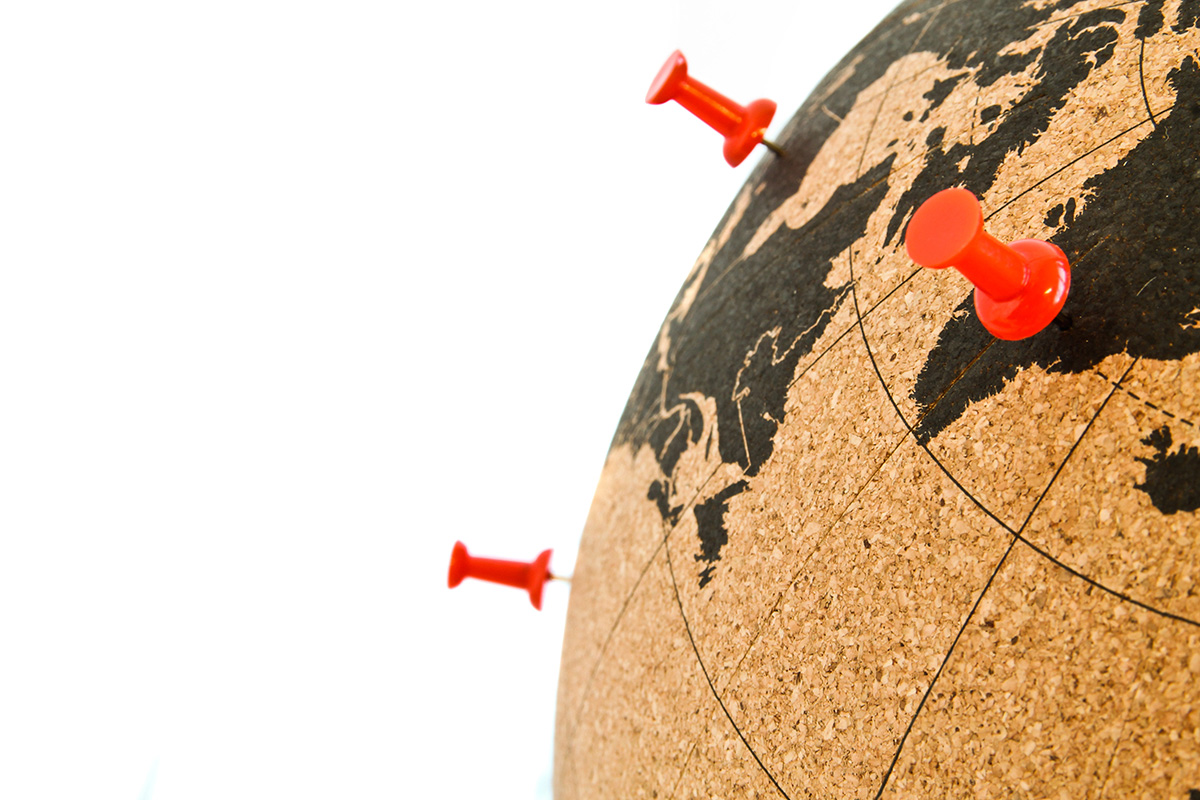 SK CORKGLOBE2 Малый пробковый глобус для путешественников Suck UK  - Вид №5