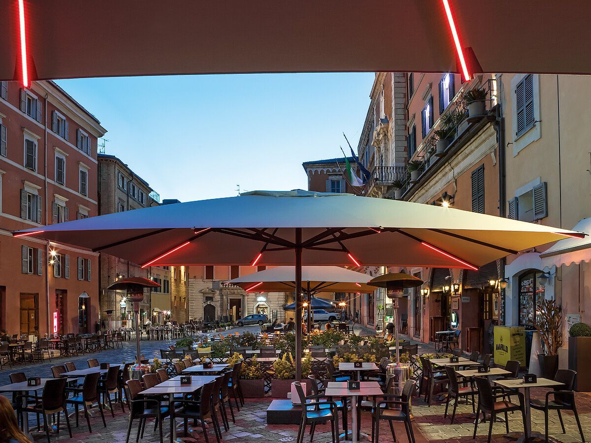 Зонт с телескопическим центральным полюсом Ombrellificio Poggesi MAGNUM ARCH-00058265 - Вид №6