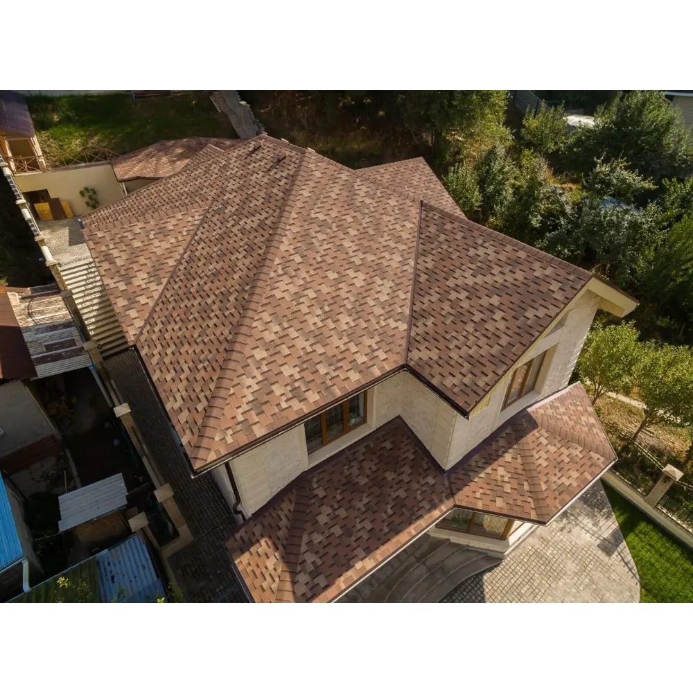 Гибкая черепица Технониколь Румба цвет арахис 3 м² STLM-2066685 - Вид №3