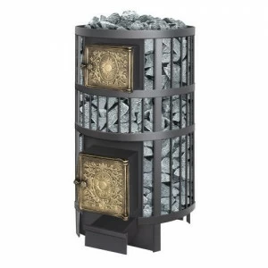 Печь для бани Везувий Русский пар Ч с закрытой каменкой