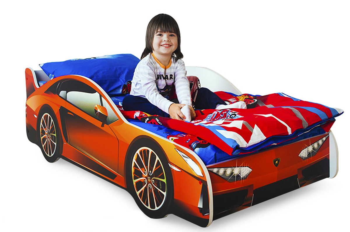 Детская кровать-машина "Ламборджини" БЕЛЬМАРКО  326760 Красный Santreyd  - Вид №1