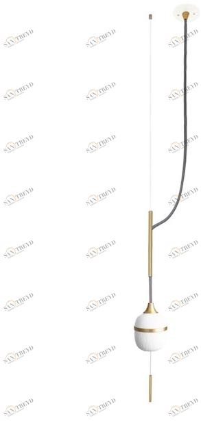 designheure Светодиодный подвесной светильник из фарфора Fleur de kaolin sun-id-1459767