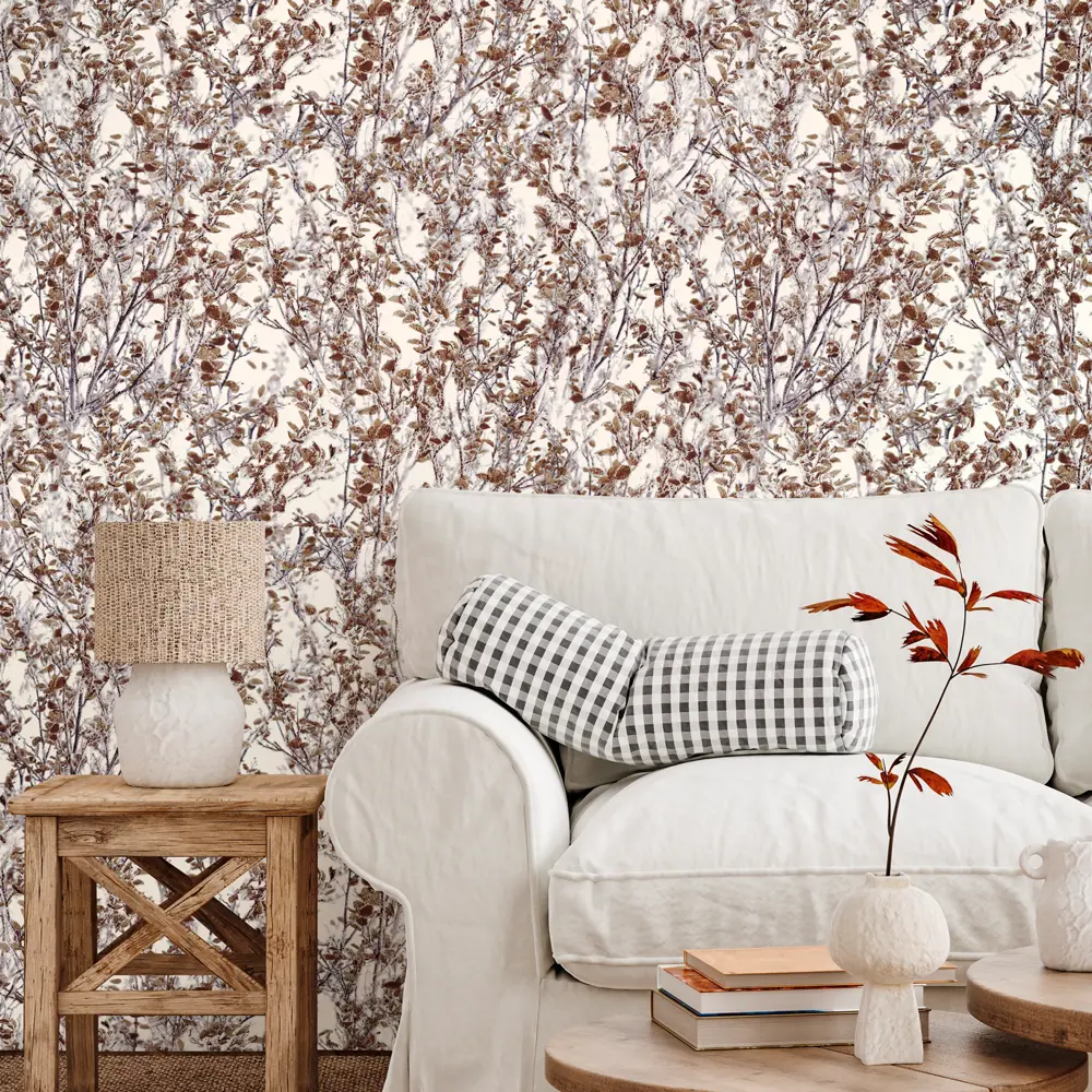 Обои флизелиновые Elysium Вереск темно-коричневые 1.06 м Е18804 STLM-2177983 - Вид №3