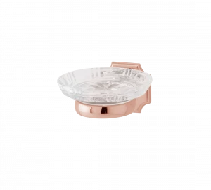 Gentry Home Держатель стакана с кристаллами Regent Розовое золото GH100137