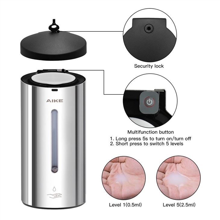 Умный дозатор мыла AIKE AK1205_540  - Вид №3