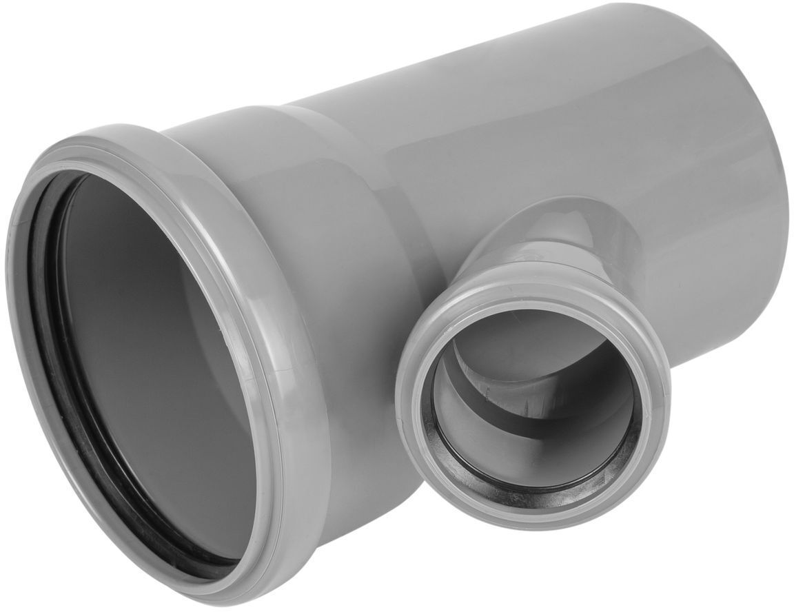 81953248 Тройник Ø 110x50/45° полипропилен STLM-0015074 ПОЛИТРОН