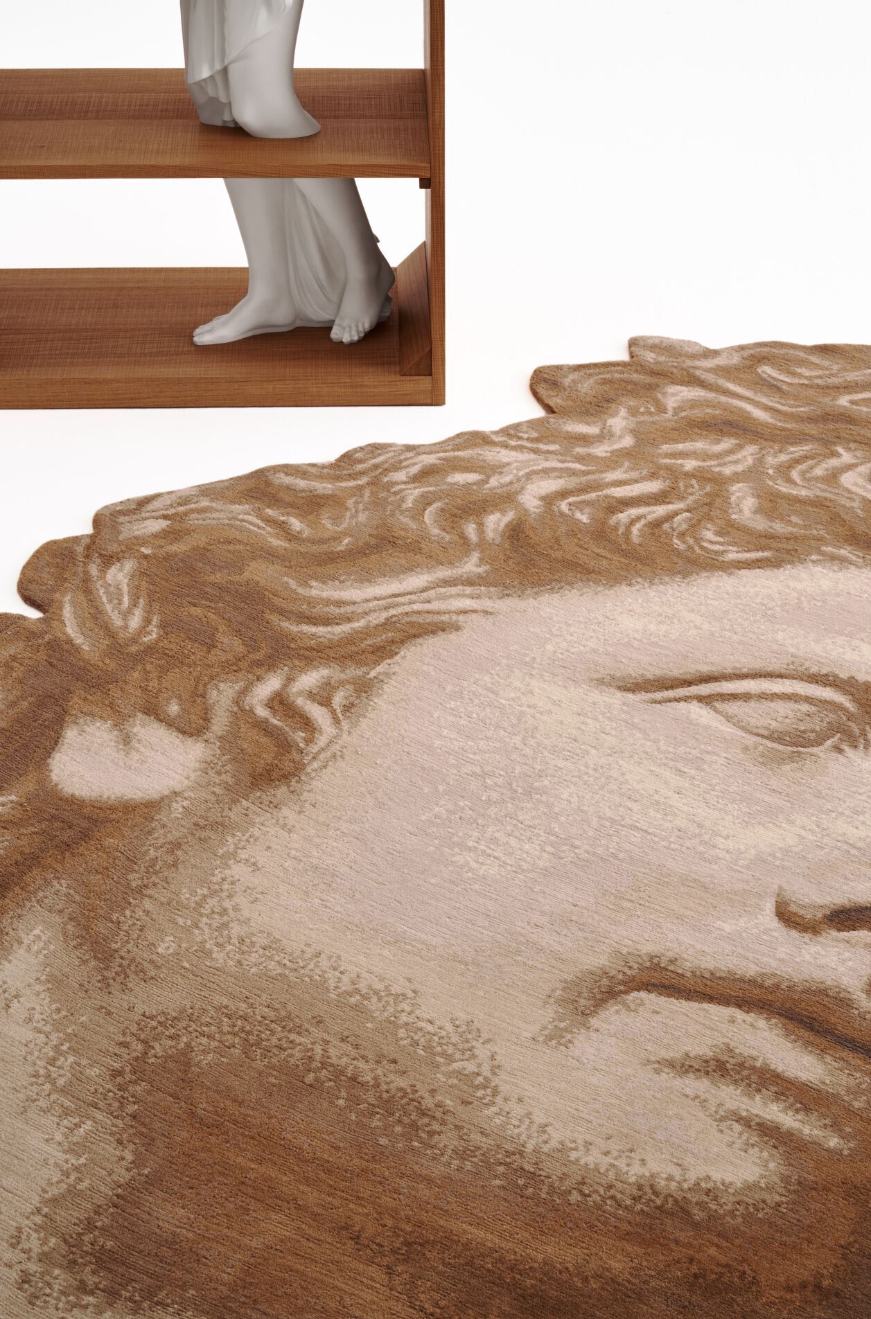 Изогнутый ковер ручной работы Tapis Rouge Miti ARCH-00110663 - Вид №5