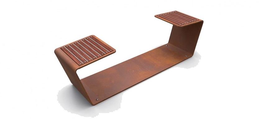 Euroform W Скамья металлическая без спинки  4512m, 4515m  - Вид №1