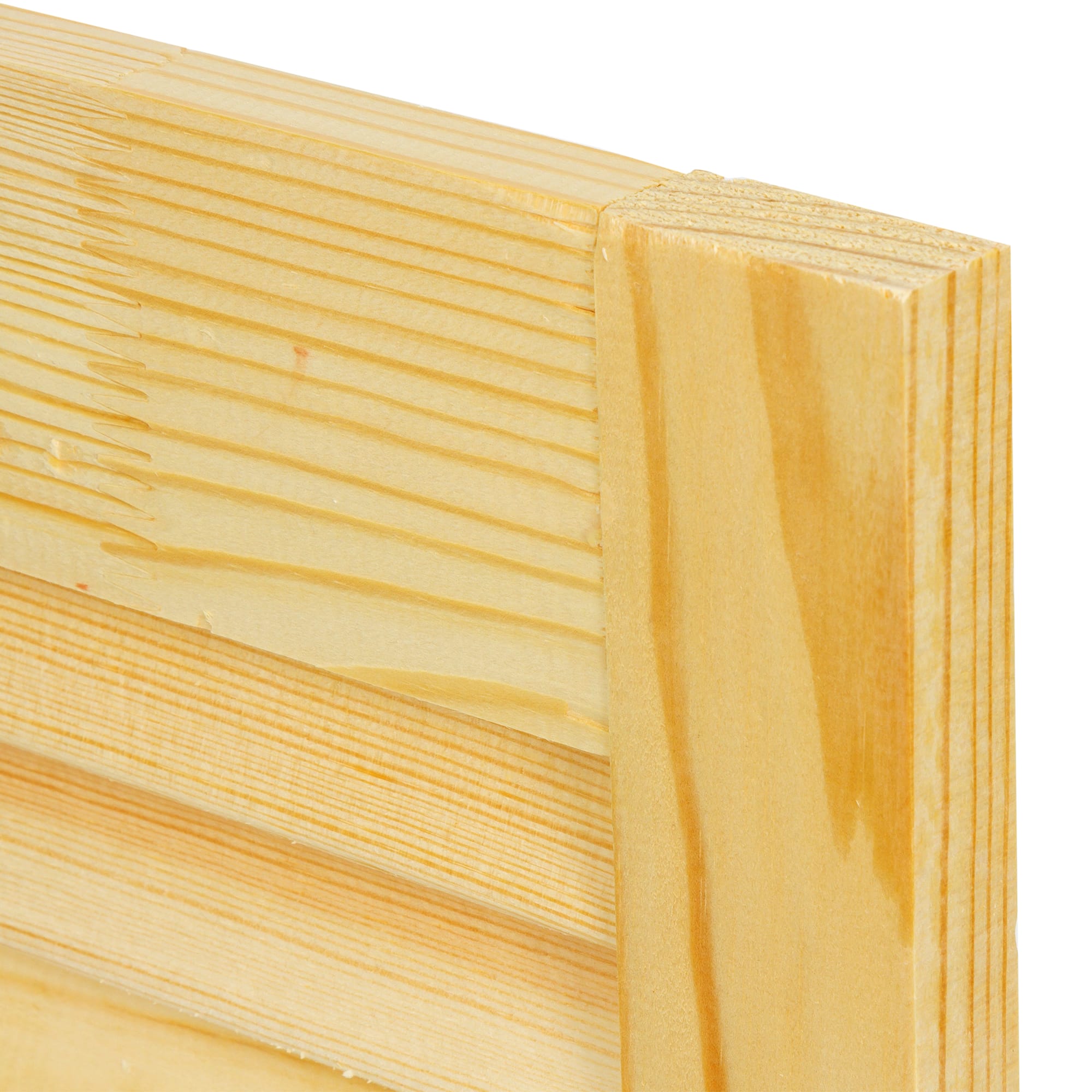 15311961 Дверка жалюзийная 467х394х20 мм хвоя сорт А Santreyd  - Вид №2