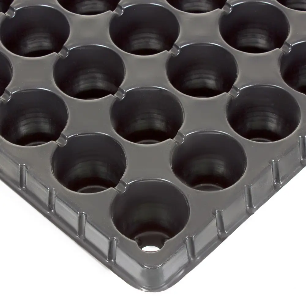 Кассета для рассады 40x60x2 см 96 ячеек пластик черный ГАЗОНCITY STLM-2001239 - Вид №2