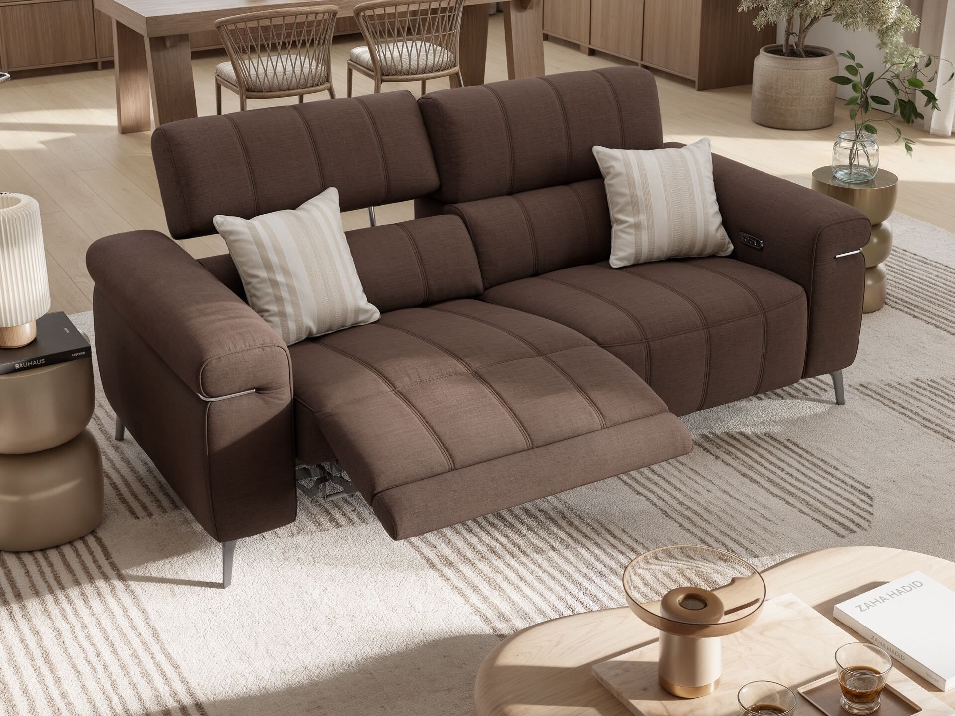 3 местный домашний кинотеатр ткань диван Sofanella Soleto ARCH-00050791 - Вид №3