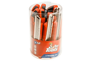 15782684 Нож с отламывающимся лезвием, 18 мм 17B528-12 Top Tools