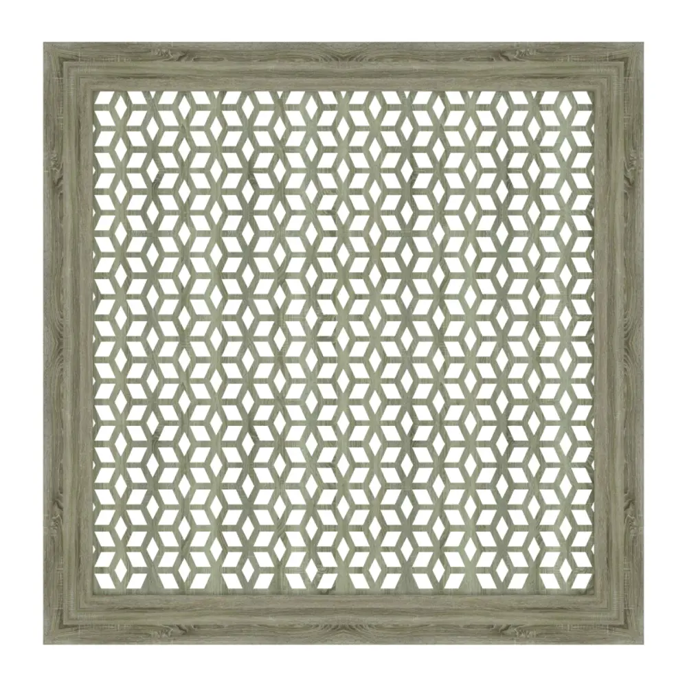 Экран для радиатора Илона МДФ 60x60 см дуб винтаж 85304927 STLM-2126916 STELLA 