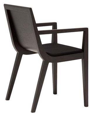 Andreu World Кресло из дерева с подлокотниками Rdl So7292 - Вид №4