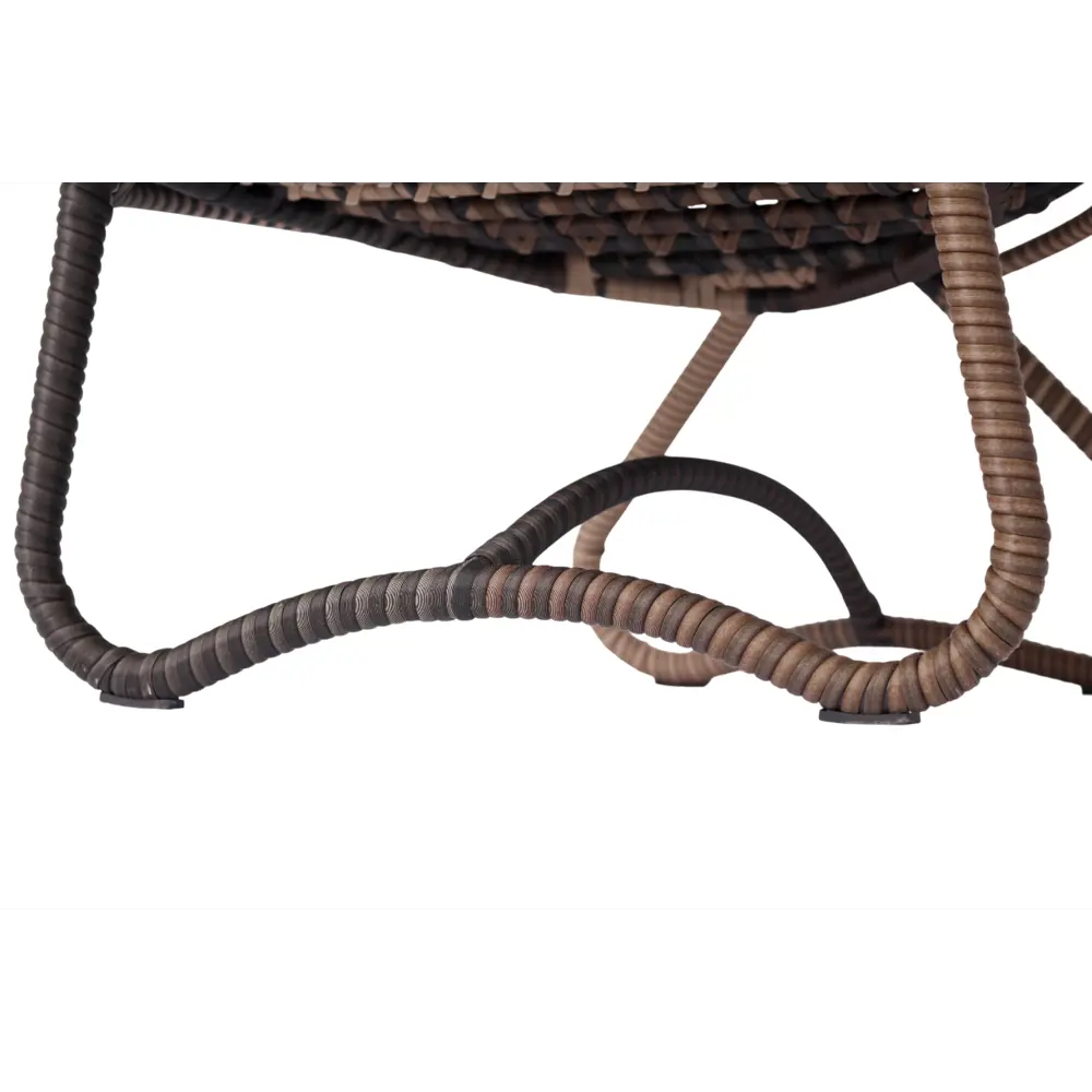 Кресло садовое Niko 85x83x82 см искусственный ротанг темно-коричневый Santreyd STLM-2159078 - Вид №13