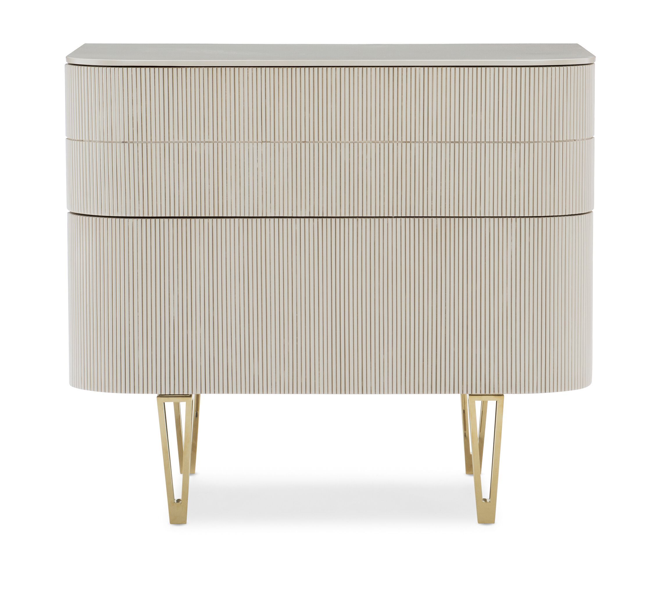 Деревянная прямоугольная тумбочка с ящиками Caracole TRUE LOVE ARCH-00000842 - Вид №3