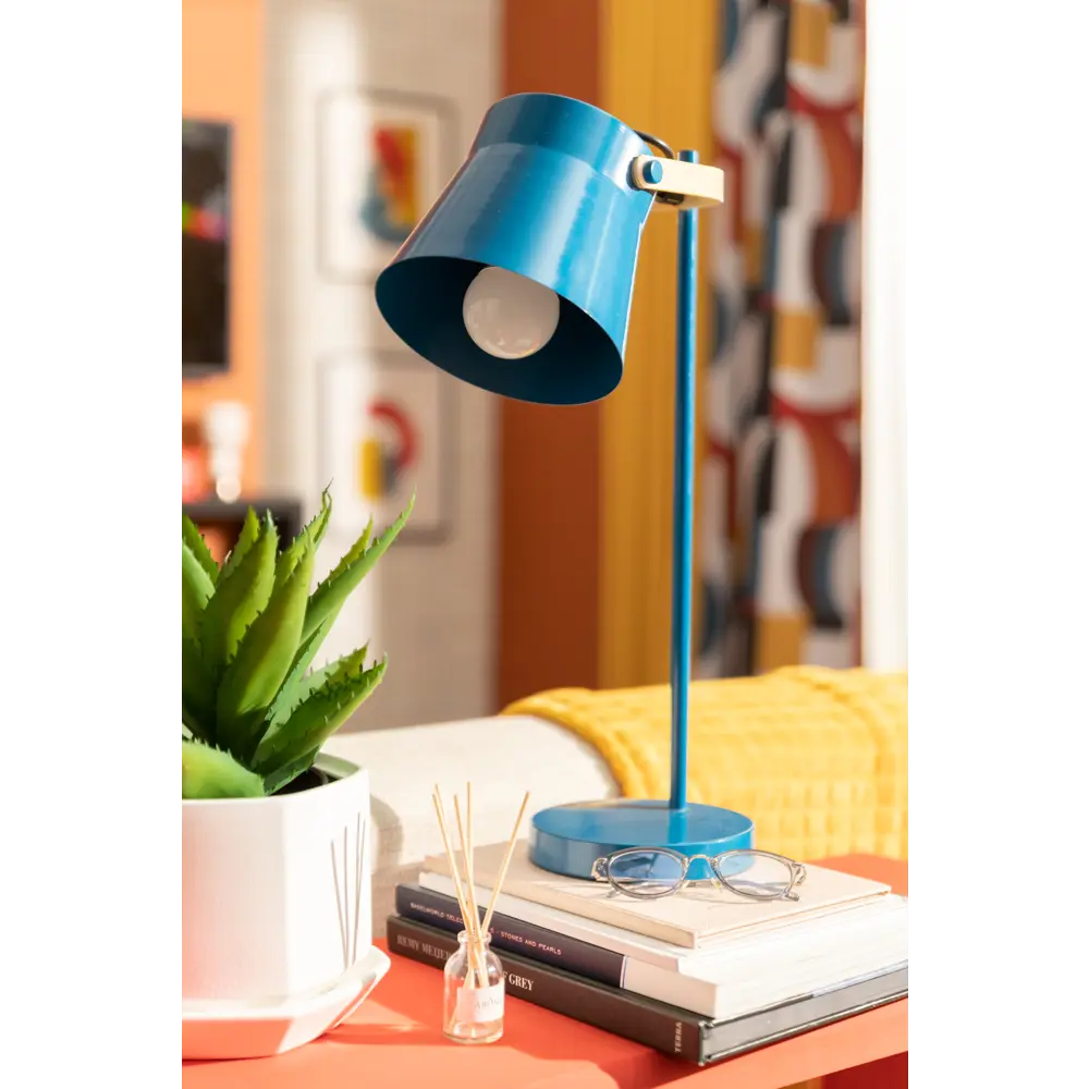 Настольная лампа Wendi TL1225T-01GR, цвет синий Toplight STLM-2083464 - Вид №1