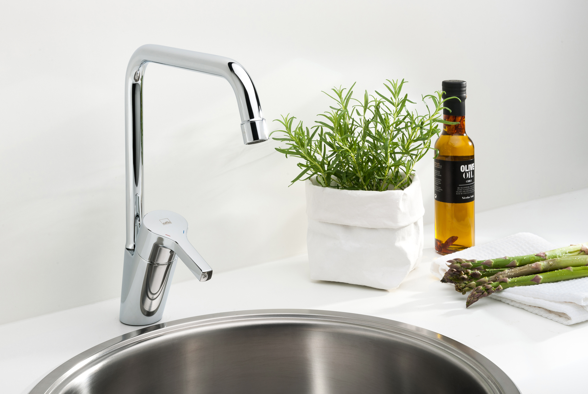 Oras 3933FH Смеситель для кухни 3933FH Saga Style Хром  - Вид №1