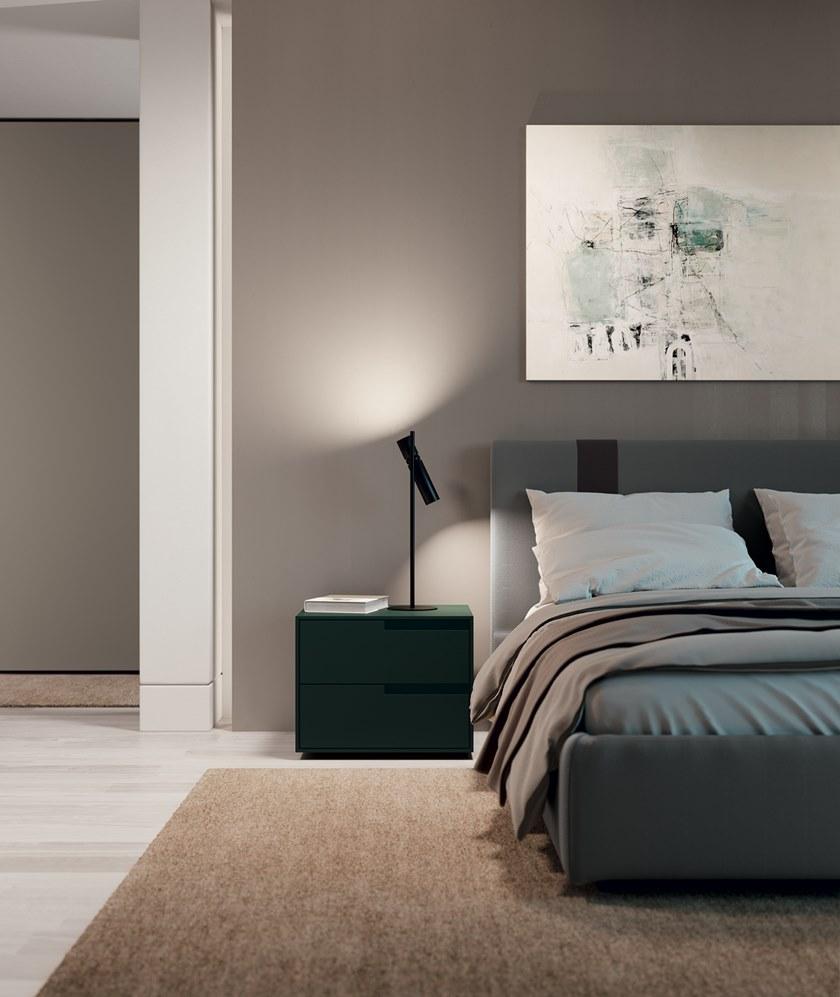 Febal Casa Лаковая прикроватная тумба с ящиками Damien sun-id-1506485 - Вид №1