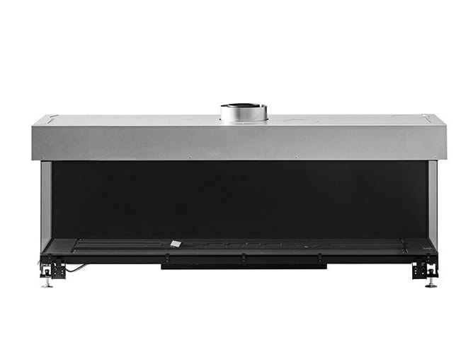 Газовый тройной фасадный камин Metalfire ARCH-00023259