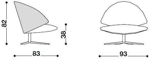 Désirée divani 4-спицевое кресло sun-id-1348521 - Вид №8