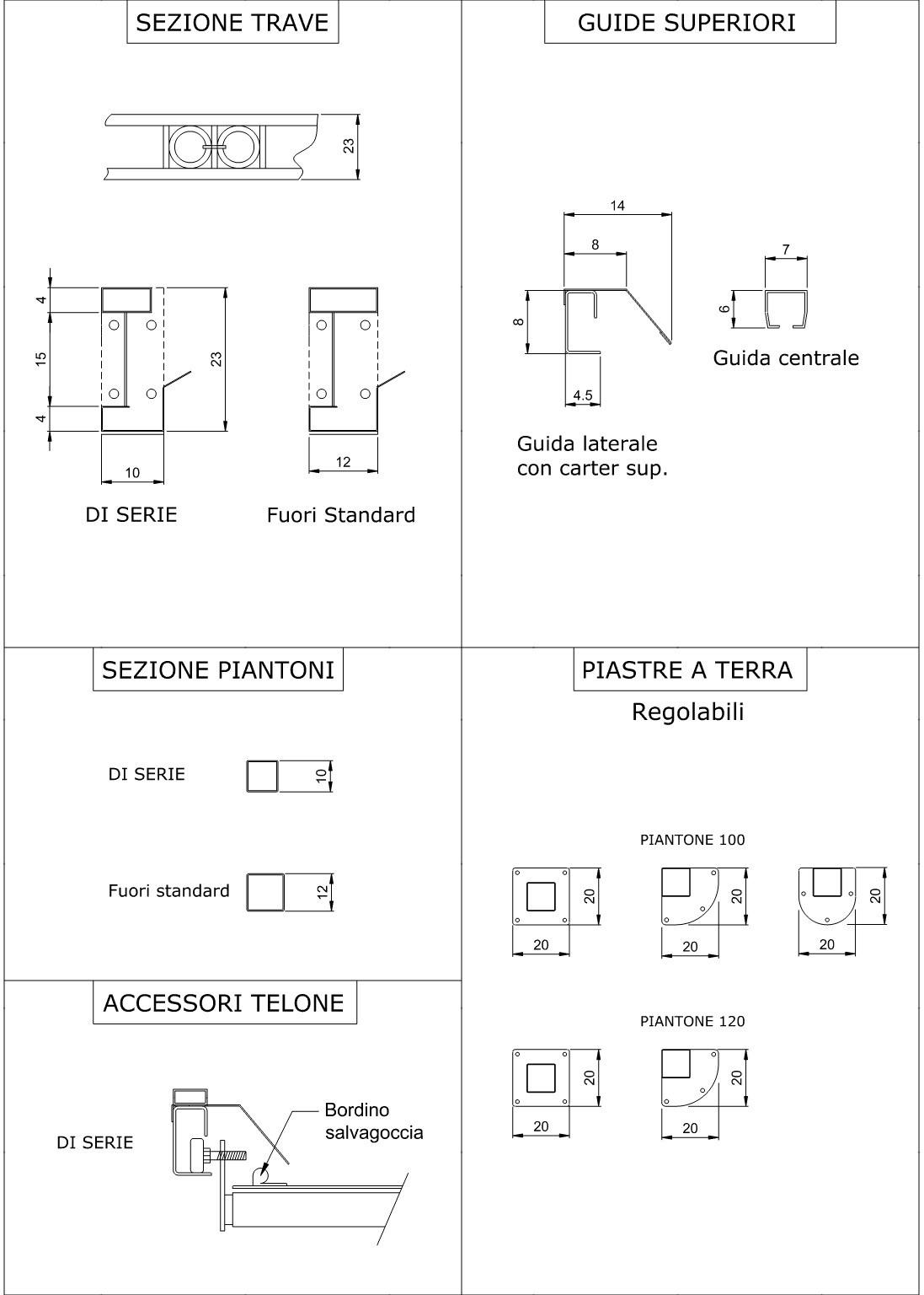 L'Officina by Adami Пристроенная пергола со стеклом и каналом для сбора воды sun-id-1377483 - Вид №13