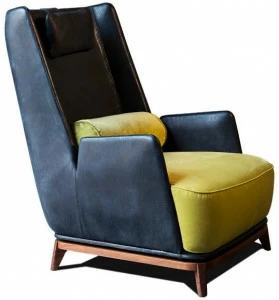 Vibieffe Кресло из кожи или ткани с подлокотниками 430 opera