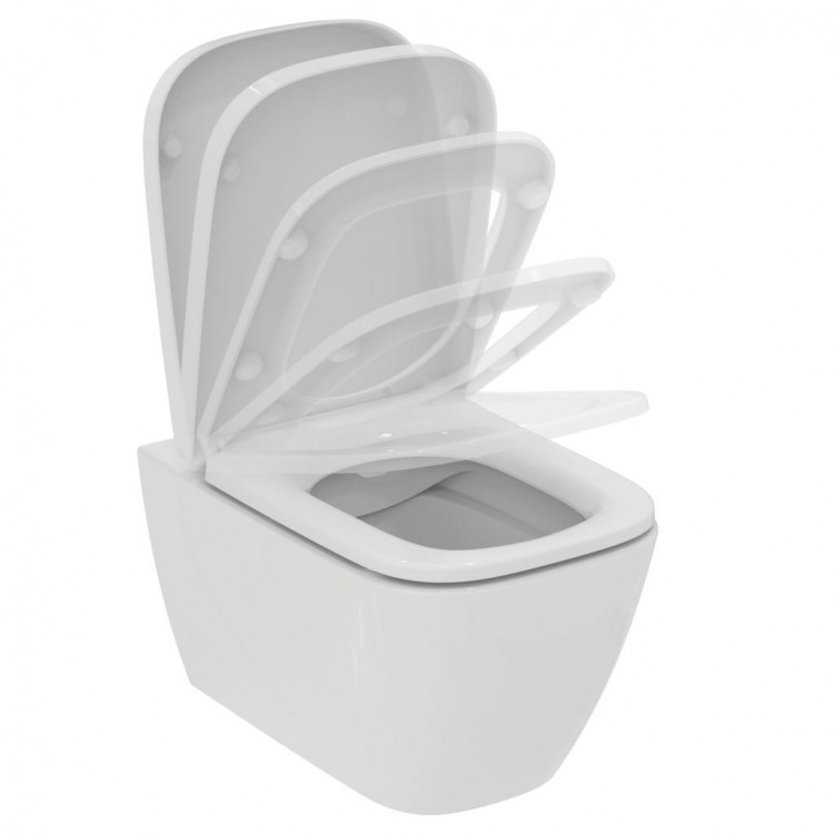 T461401 Подвесной безободковый унитаз с технологией RimLS+ Ideal Standard Ideal Standard i.life B  - Вид №5