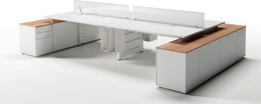 ACTIU Модульный стол со встроенной полкой sun-id-1477644 - Вид №2