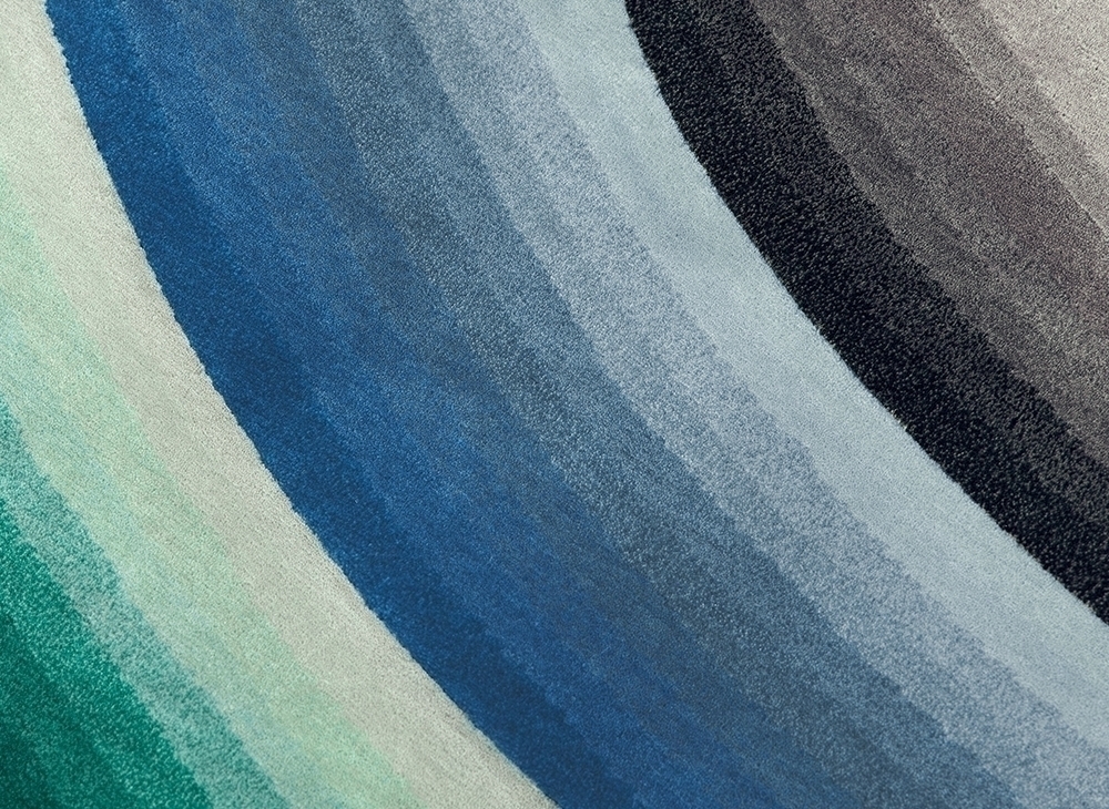 100490 Ковер Blue GAN Round Mirage - Вид №1