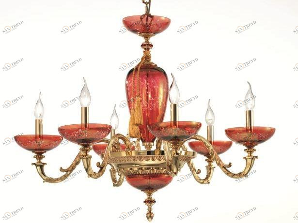 Euroluce Lampadari Люстра из латуни Aida sun-id-1445534