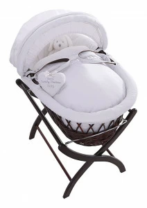 Колыбель-переноска Premium Moses Basket темная, белое белье MINIME ДИЗАЙНЕРСКИЕ 010104 Коричневый