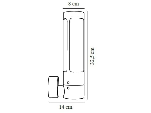 Открытый настенный светильник с регулируемой яркостью Nordlux Helix ARCH-00080826 - Вид №2