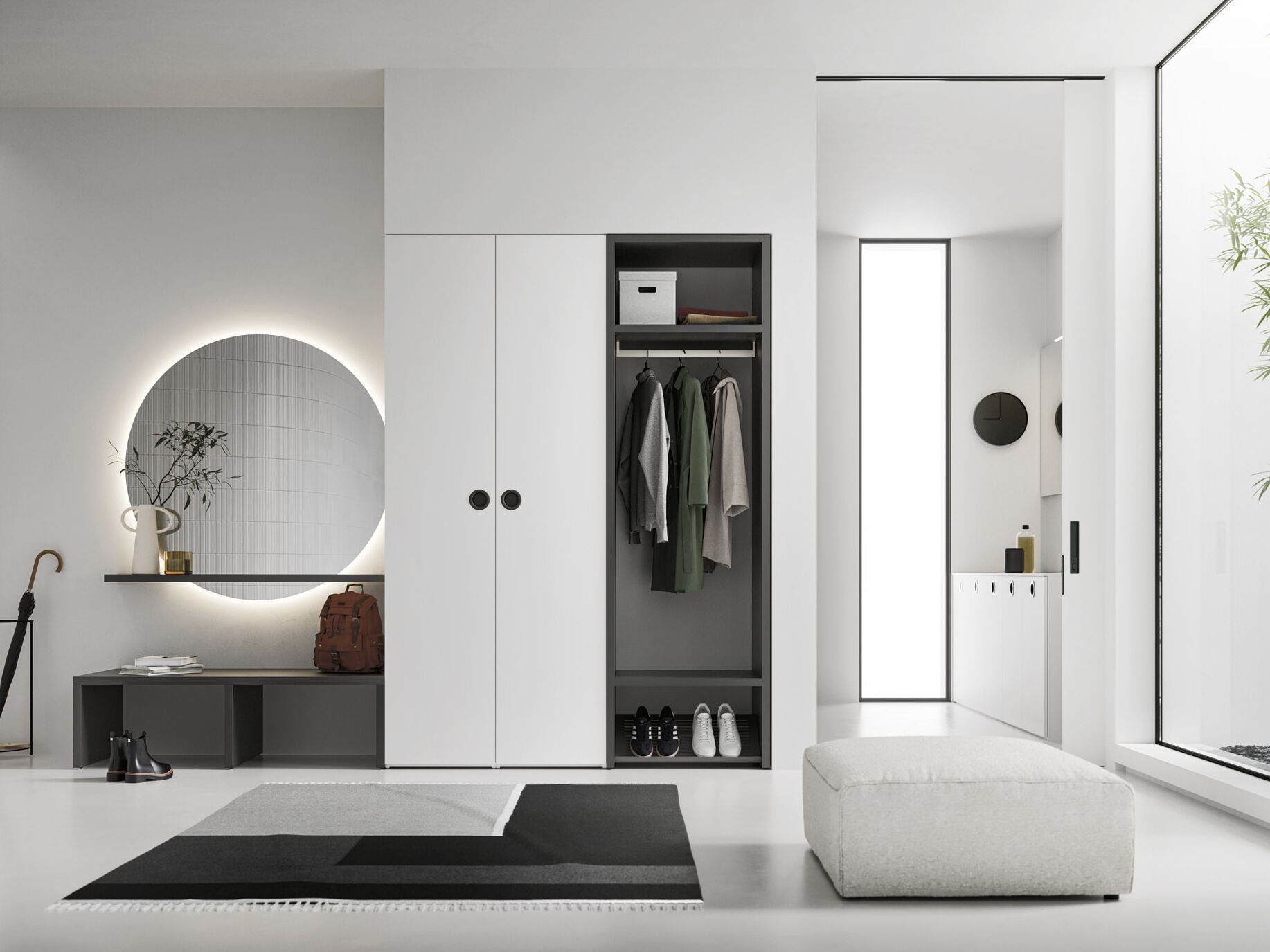 Шкаф для белья с распашными дверцами Arbi Arredobagno пузыри ARCH-00120698