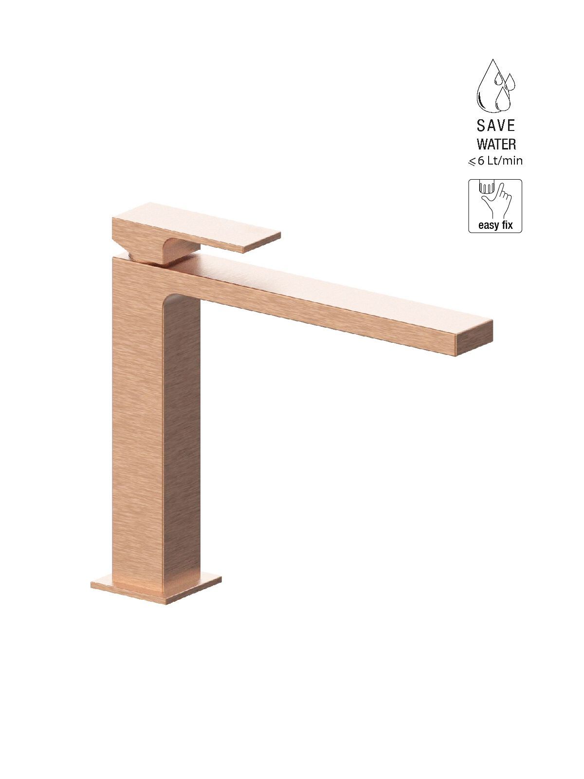 Однорычажный смеситель для раковины с ограничителем расхода Rubinetterie Frattini Vita Due ARCH-00031898 - Вид №3