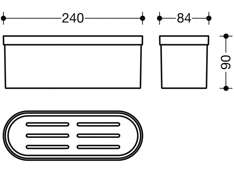60170 Вставьте корзину для душа HEWI USA Produkte  - Вид №1