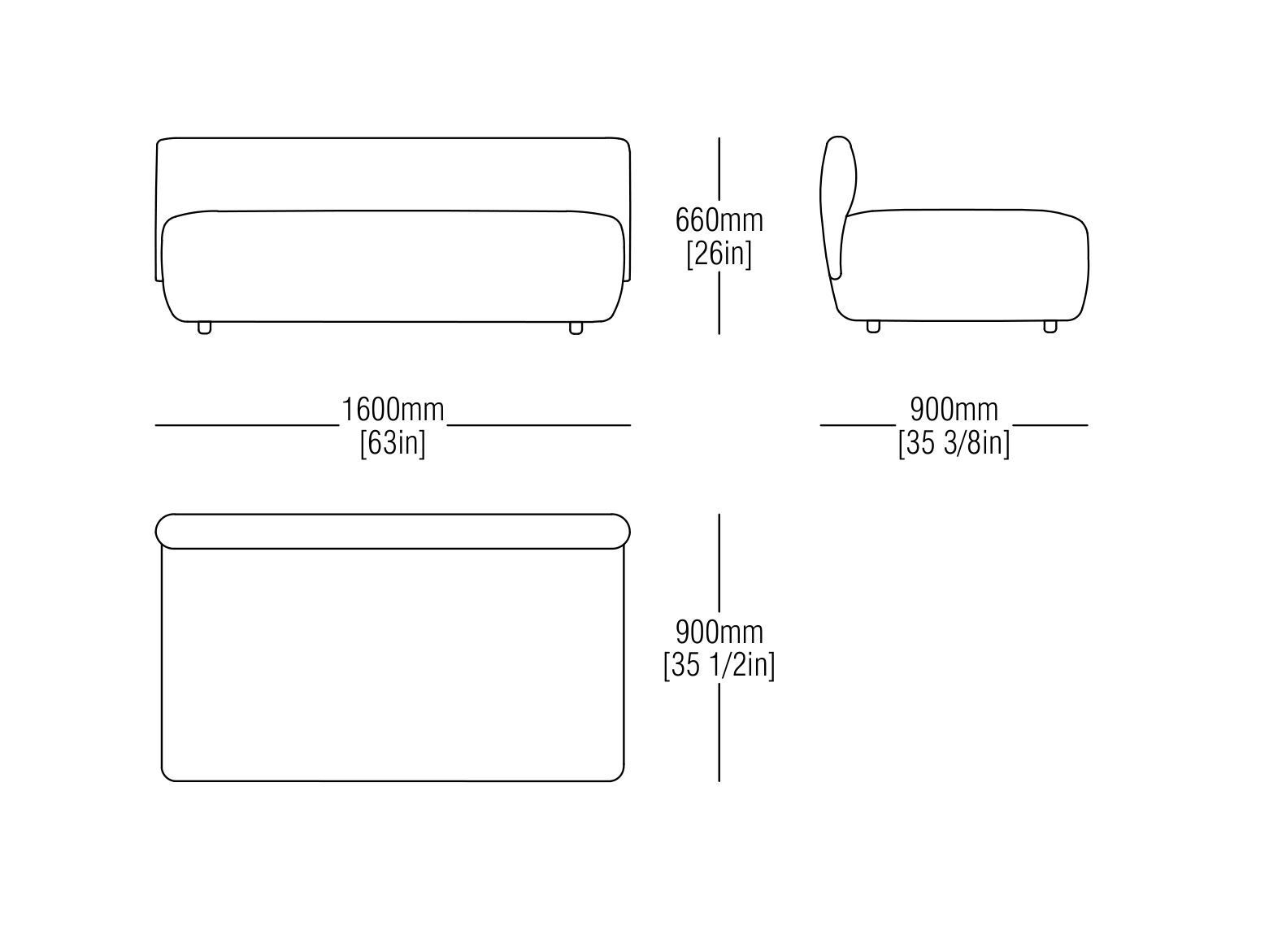 Модульный тканевый диван MisuraEmme Rosè ARCH-00066839 - Вид №13