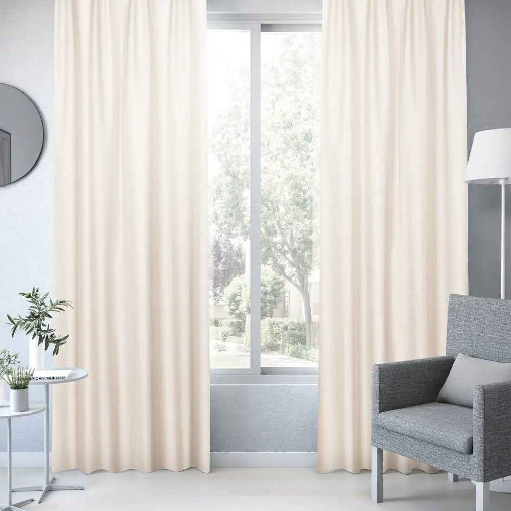 Штора на ленте блэкаут Inspire Trebol 160x280 см цвет бежевый 88311183 STLM-2061688  - Вид №5