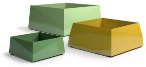 VESTRE Квадратная сеялка для общественных мест из стали с порошковым покрытием Bloc