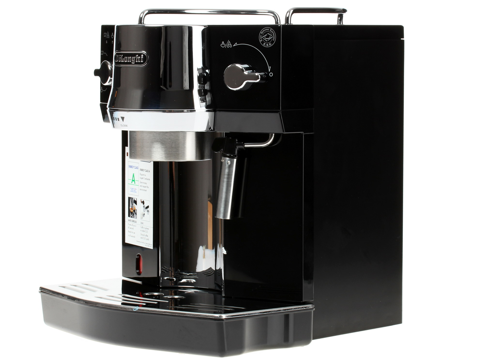 1004378 Кофеварка рожковая DeLonghi EC 820.B черный STDN-0142461 - Вид №2