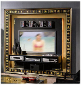 Рама под TV  VISMARA The Frame Home Cinema-Gold Eyes