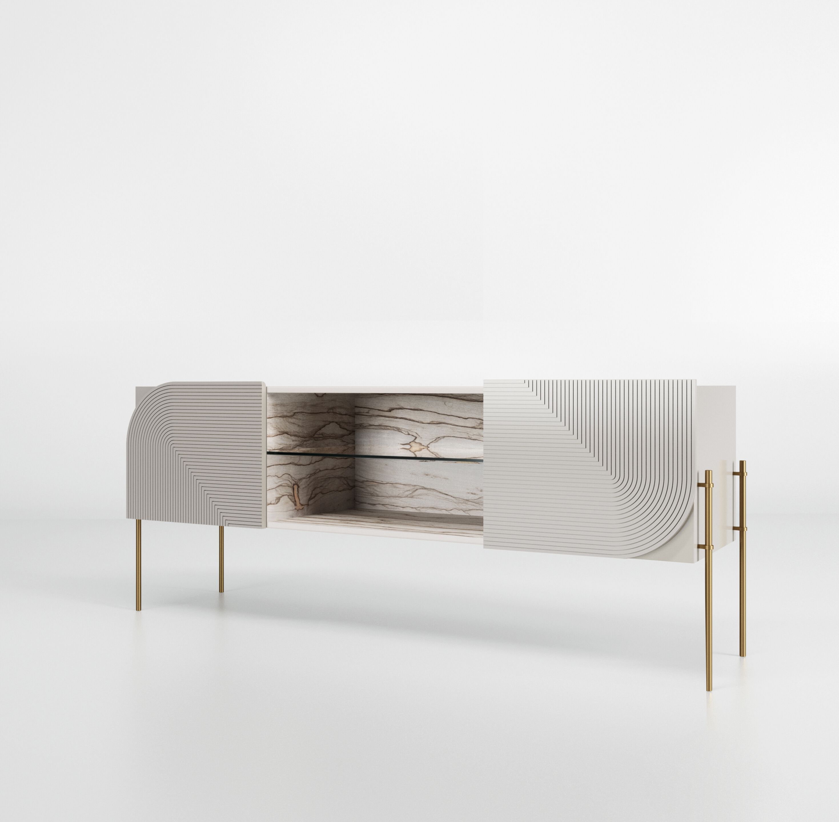 Деревянный шкаф с распашными дверями Bizzotto Italia Нара ARCH-00152318 - Вид №1