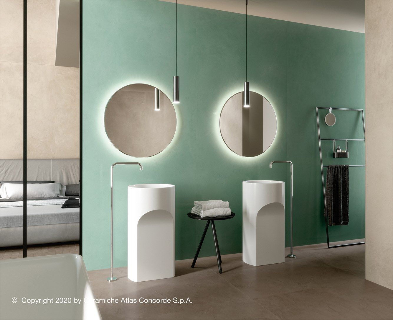 Белое керамическое покрытие с эффектом смолы Atlas Concorde ARCH-00113266 - Вид №6