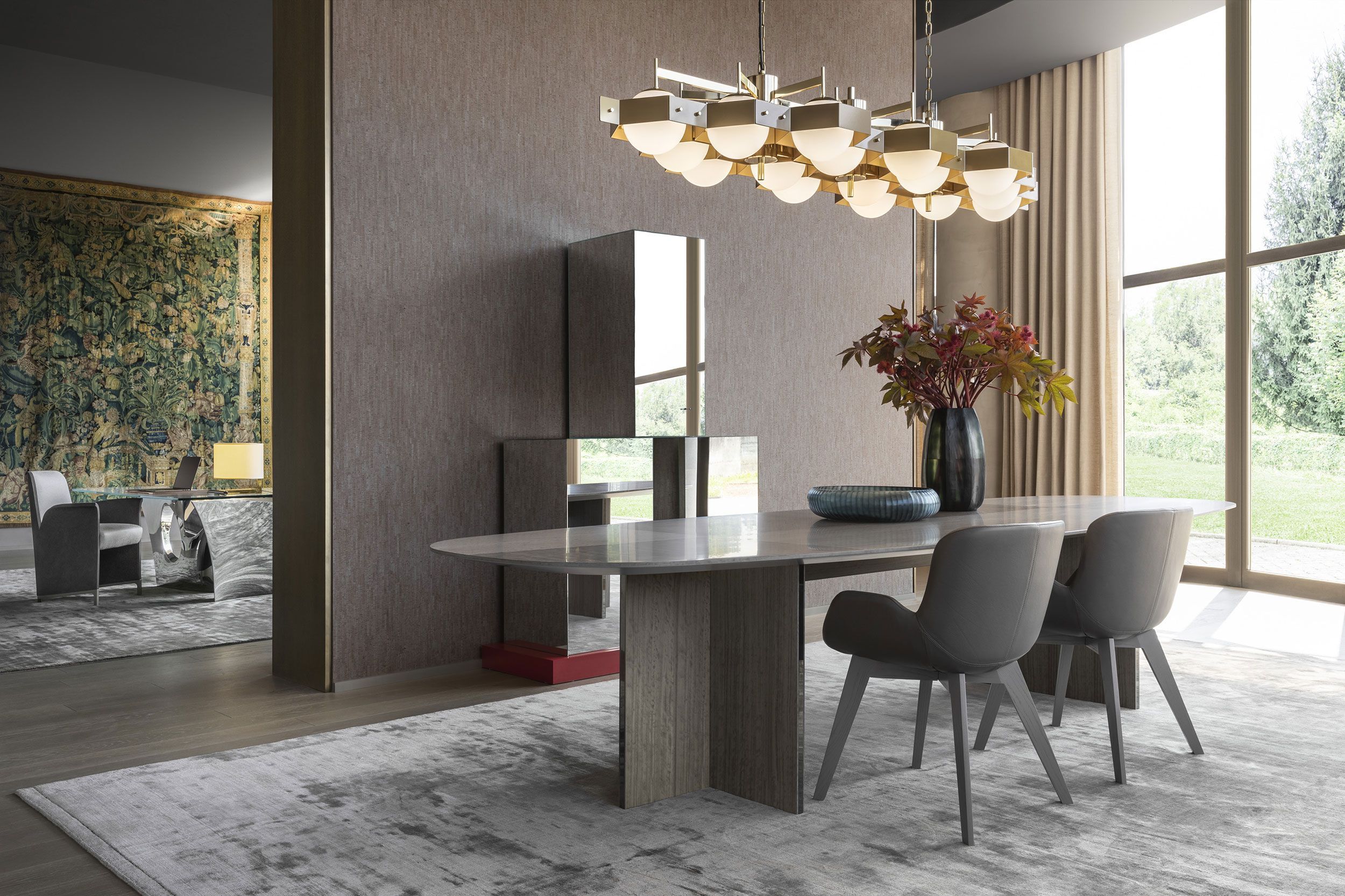 Овальный эвкалиптовый стол OAK Metronome ARCH-00056420 - Вид №7