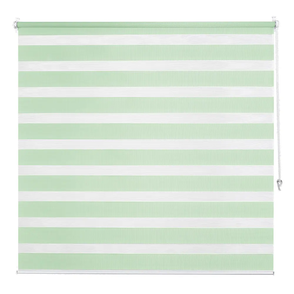 Штора рулонная день-ночь Inspire, 50х160 см, цвет зелёный STLM-2140913