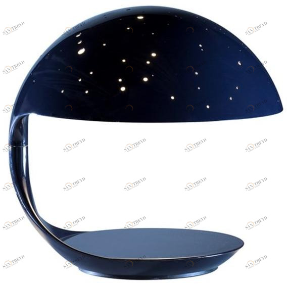 Martinelli Luce Поворотная настольная лампа из смолы Cobra 629/sc