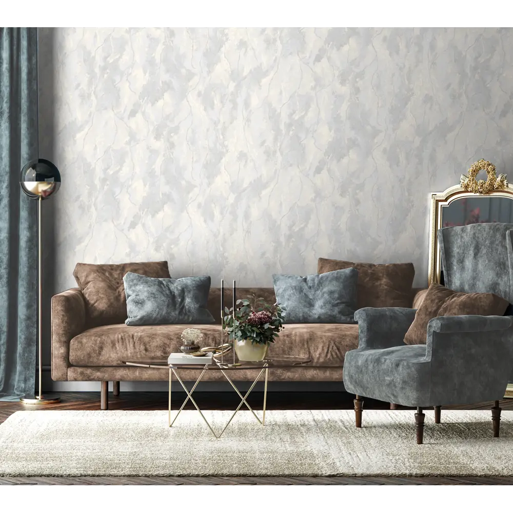 Обои флизелиновые WallSecret Botticelli белые 1.06 м 8639-10 STLM-2016465 - Вид №2